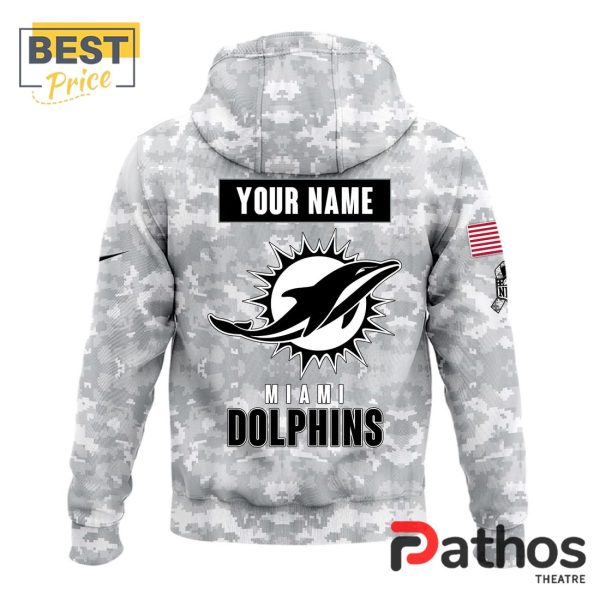 2024 Miami Dolphins Salute To Service Hoodie, Cap