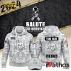 2024 Minnesota Vikings Salute To Service Hoodie, Cap