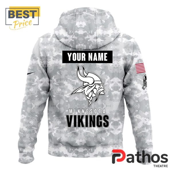 2024 Minnesota Vikings Salute To Service Hoodie, Cap