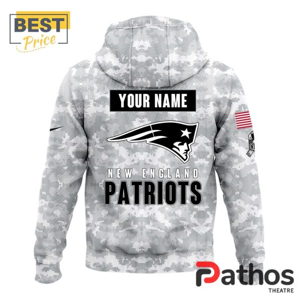 2024 New England Patriots Salute To Service Hoodie, Cap