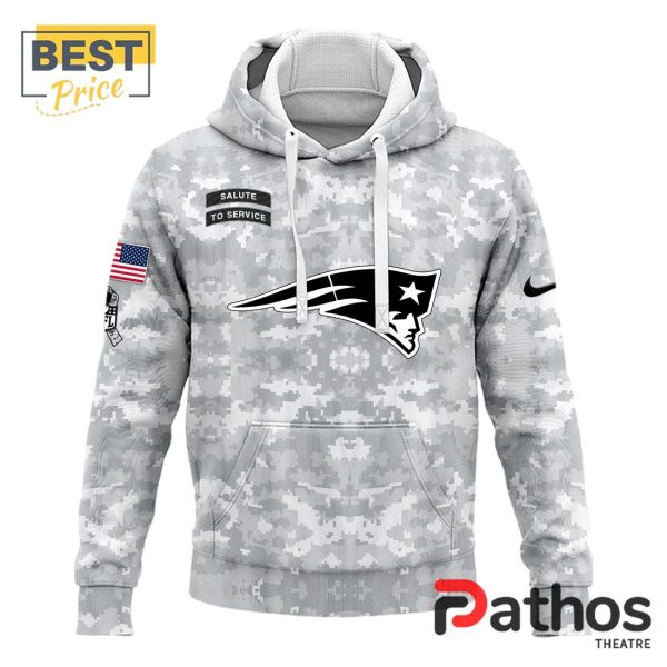 2024 New England Patriots Salute To Service Hoodie, Cap