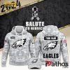 2024 Philadelphia Eagles Salute To Service Hoodie, Cap