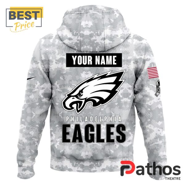 2024 Philadelphia Eagles Salute To Service Hoodie, Cap