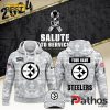 2024 Pittsburgh Steelers Salute To Service Hoodie, Cap