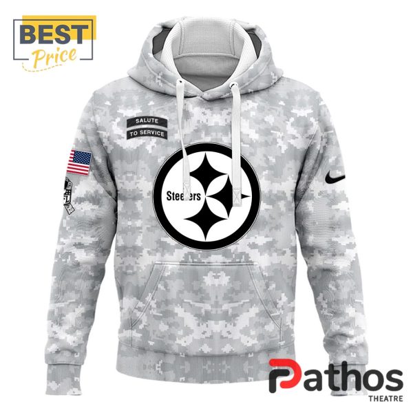 2024 Pittsburgh Steelers Salute To Service Hoodie, Cap