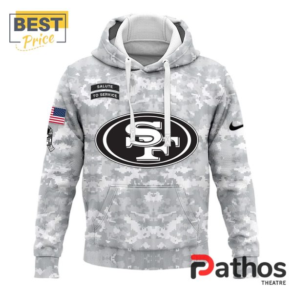 2024 San Francisco 49ers Salute To Service Hoodie, Cap