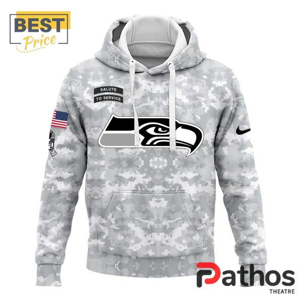 2024 Seattle Seahawks Salute To Service Hoodie, Cap