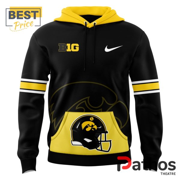 2024 Yellow Iowa Hawkeye Football Pullover Hoodie