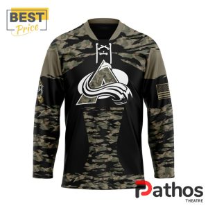 NHL Colorado Avalanche Camo Honoring Veterans Hockey Jersey