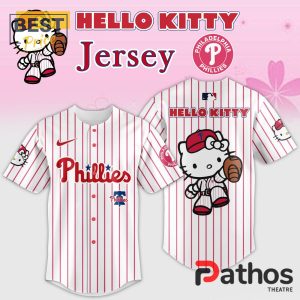 hello kitty x philadelphia phillies baseball jersey 1 V2Uow