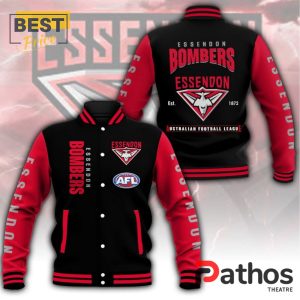 afl essendon bombers fc baseball jacket 1 F66Ev