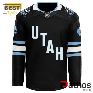 utah hockey club 2024 nhl black hockey jersey 2 ms1MU