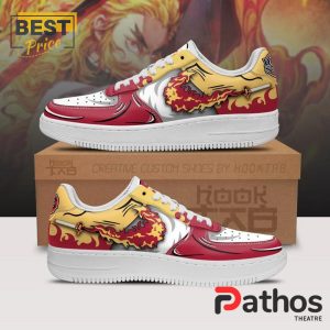 Rengoku Demon Slayer Anime Air Force 1 Sneakers