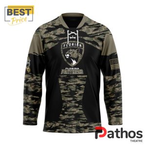 NHL Florida Panthers Camo Honoring Veterans Hockey Jersey