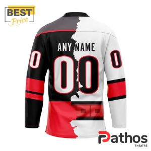 nhl carolina hurricanes custom home mix away hockey jersey 2 0Zc9v