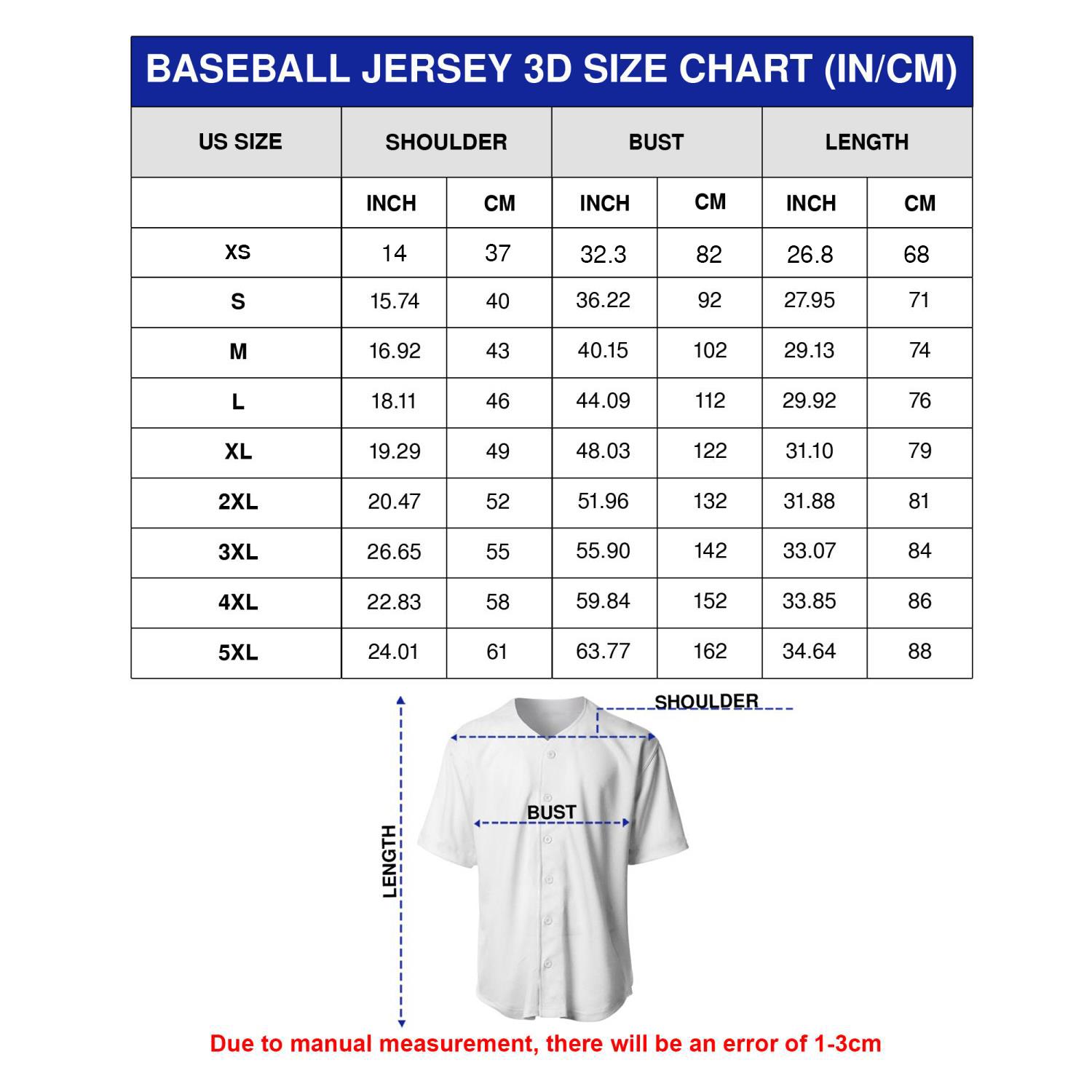 Baseball Jacket Size Chart Pathostheatre