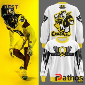 oregon ducks stomp out cancer heroes white sweater 1 Olsqi