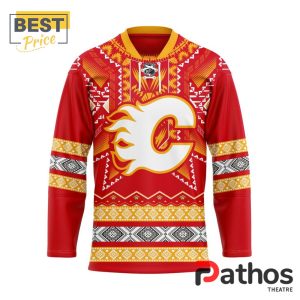 nhl calgary flames custom native hockey jersey 1 oBtpX