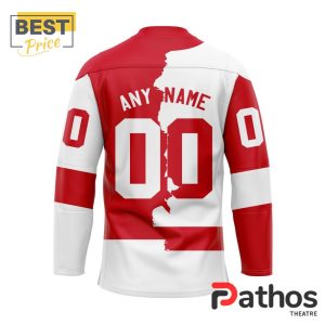 nhl detroit red wings custom home mix away hockey jersey 2 EzUa1