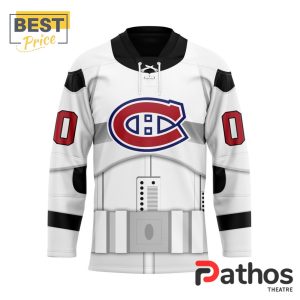 NHL Montreal Canadiens Custom Star Wars Stormtrooper Hockey Jersey