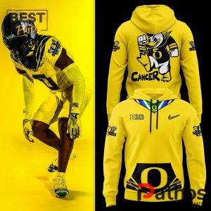 Oregon Ducks Stomp Out Cancer Heroes Hoodie, Jogger, Cap