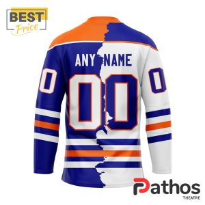 nhl edmonton oilers custom home mix away hockey jersey 2 sAawY