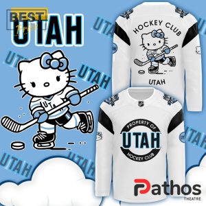 Utah Hockey x Hello Kitty 50th Anniversary White Hockey Jersey