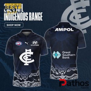 Carlton Blues 2024 Indigenous Polo Shirt