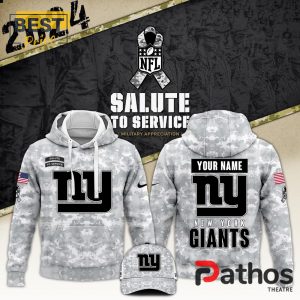 2024 New York Giants Salute To Service Hoodie, Cap