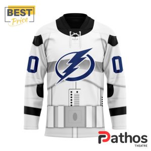 NHL Tampa Bay Lightning Custom Star Wars Stormtrooper Hockey Jersey