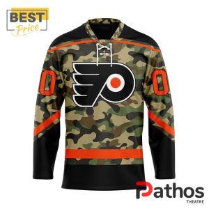 NHL Philadelphia Flyers Camo Design Hockey Jersey