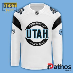 utah hockey x hello kitty 50th anniversary white hockey jersey 2 8Mqpf