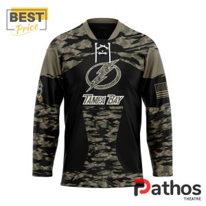 NHL Tampa Bay Lightning Camo Honoring Veterans Hockey Jersey