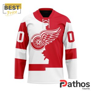 nhl detroit red wings custom home mix away hockey jersey 1 U9pLG