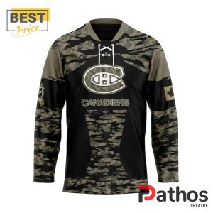 NHL Montreal Canadiens Camo Honoring Veterans Hockey Jersey