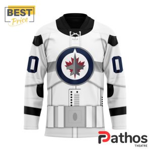 NHL Winnipeg Jets Custom Star Wars Stormtrooper Hockey Jersey