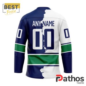 nhl vancouver canucks custom home mix away hockey jersey 2 VACIr