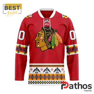 nhl chicago blackhawks custom native hockey jersey 1 cds8R