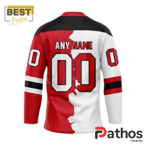 nhl new jersey devils custom home mix away hockey jersey 2 TbN20