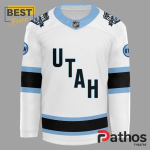 utah hockey club 2024 nhl white hockey jersey 2 zjgix