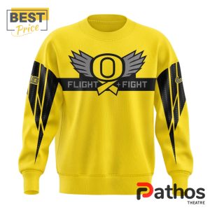 oregon ducks stomp out cancer heroes yellow sweater 2 Rjmlv