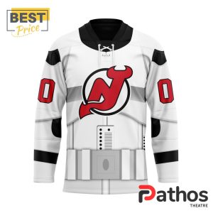 NHL New Jersey Devils Custom Star Wars Stormtrooper Hockey Jersey