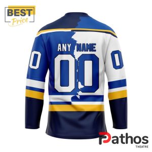 nhl st louis blues custom home mix away hockey jersey 2 LvCrr