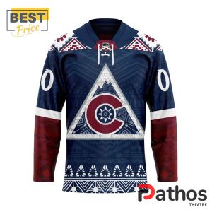 nhl colorado avalanche custom native hockey jersey 1 WSOoQ