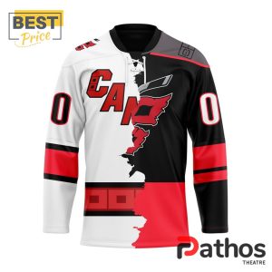 NHL Carolina Hurricanes Custom Home Mix Away Hockey Jersey