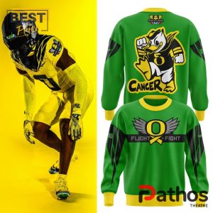 oregon ducks stomp out cancer heroes green sweater 1 yb9dy