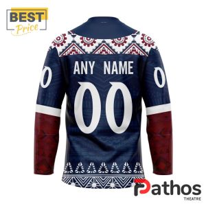 nhl colorado avalanche custom native hockey jersey 2 2ReHT