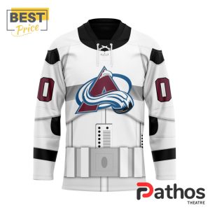 nhl colorado avalanche custom star wars stormtrooper hockey jersey 1 KQ3JI