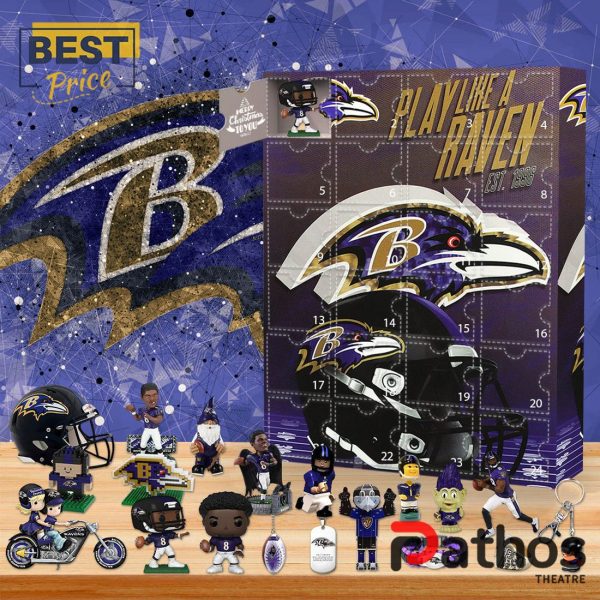 Baltimore Ravens Advent Calendar 2024 Christmas