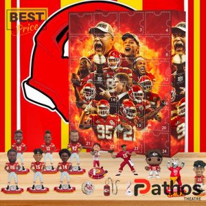 kansas city chiefs advent calendar 24 gifts are in it 2 YXdTk